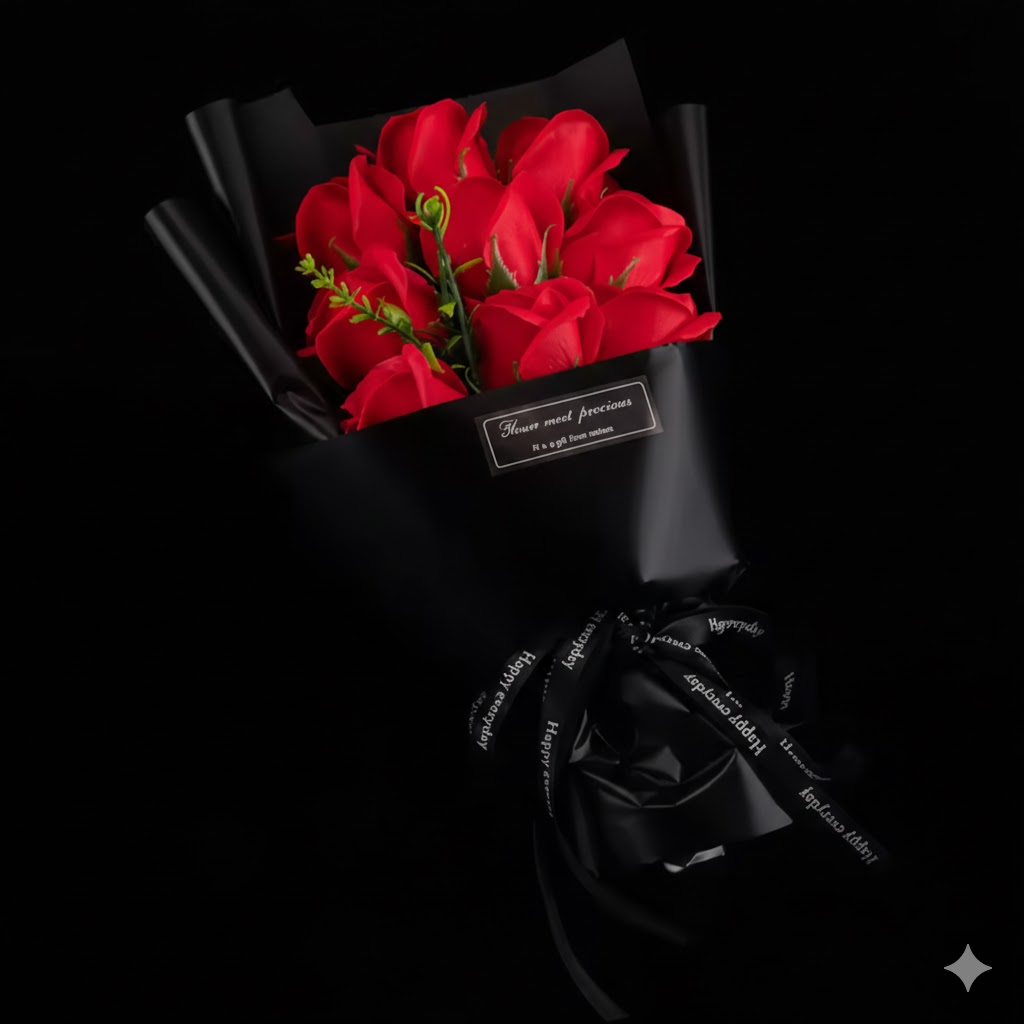 Soap roses gift set - Classic Red